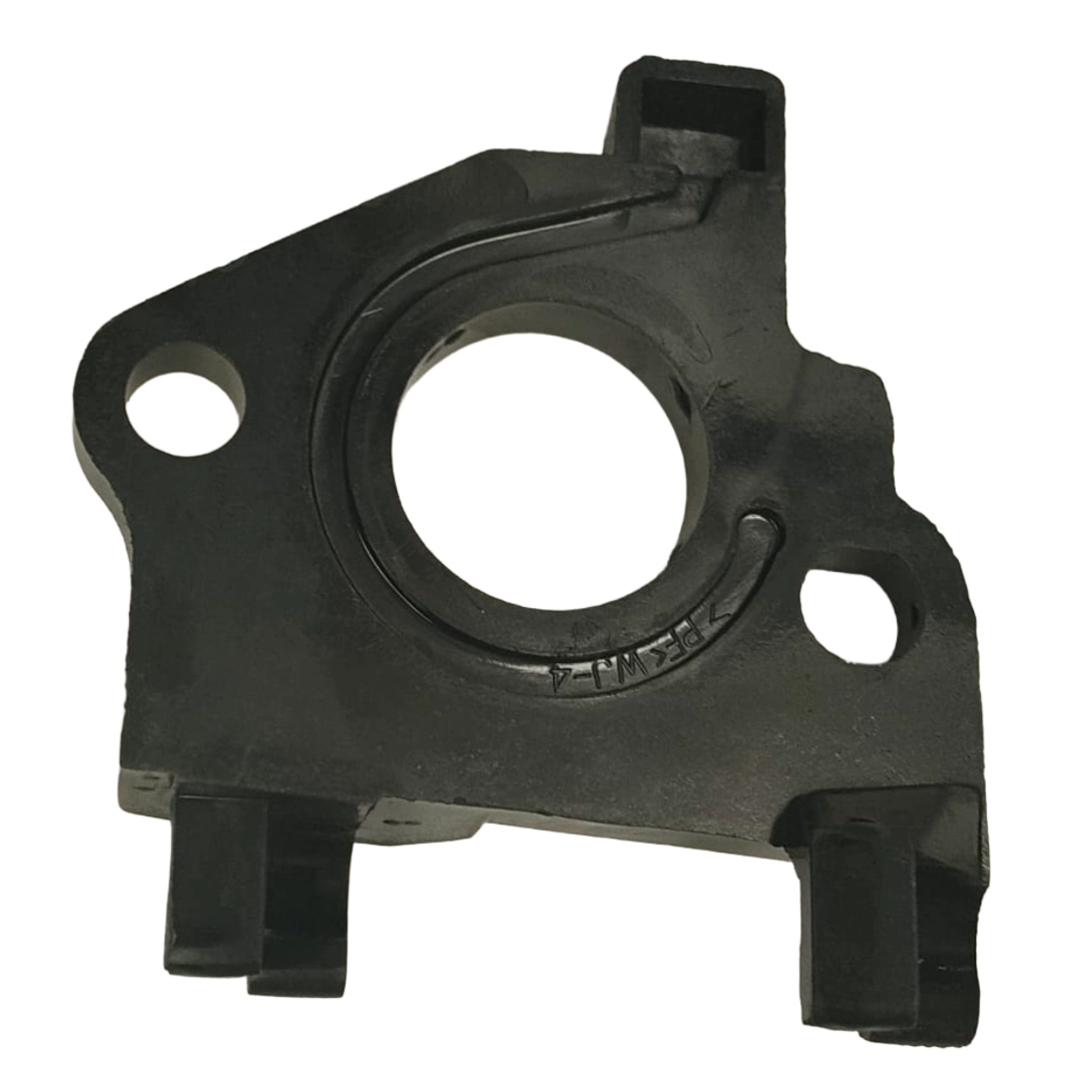 Order a A genuine replacement engine carburettor heat insulator spacer block molded from durable black composite plastic for the Titan Pro TP690 Flail Mower.